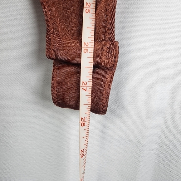 Free People Intimately Kaya Bodysuit Size XS Mesa Rust Brown Keyhole Neck - Picture 8 of 8